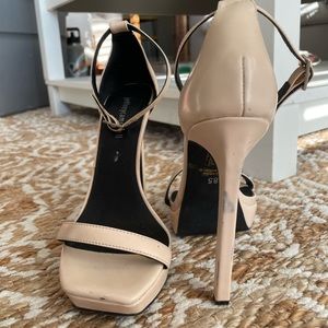 Jeffrey Campbell square toe heel